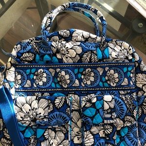 Vera Bradley Weekender Travel Bag In Blue Lagoon